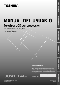 Manual de uso Toshiba 38VL14G Televisor de LCD