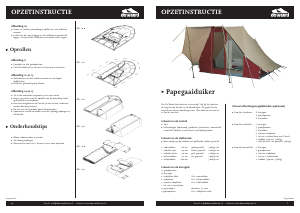 Handleiding De Waard Papegaaiduiker Tent