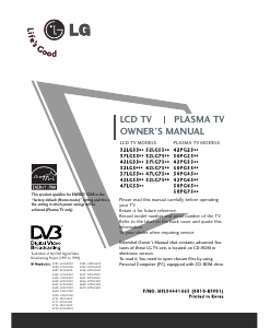 Manuale LG 32LG5500.BET LCD televisore