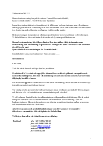 Bruksanvisning Conrad WS 222 Väderstation