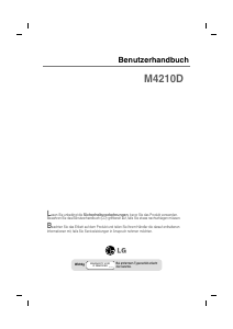 Bedienungsanleitung LG M4210D-B21 LCD monitor