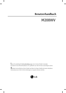 Bedienungsanleitung LG M208WV-BZH LCD monitor