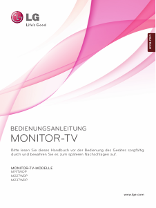 Bedienungsanleitung LG M237WDP-PC LCD monitor