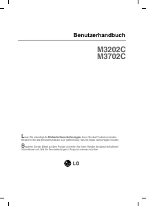 Bedienungsanleitung LG M3202C-BAP LCD monitor
