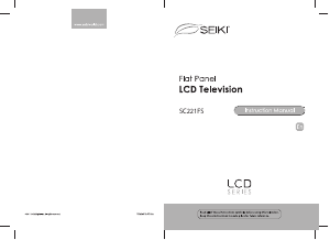Bruksanvisning SEIKI SC221FS LCD TV
