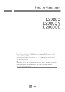 Bedienungsanleitung LG L2000CN-SF LCD monitor
