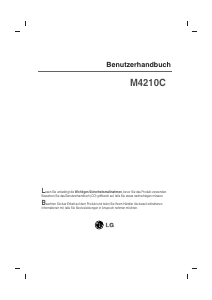 Bedienungsanleitung LG M4210C-BAF LCD monitor
