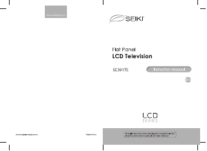 Bruksanvisning SEIKI SC391TS LCD TV