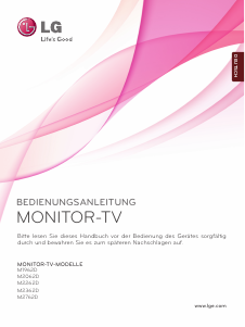 Bedienungsanleitung LG M2762D-PC LCD monitor