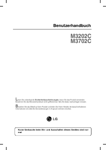 Bedienungsanleitung LG M3702C-BA LCD monitor