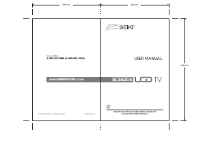 Handleiding SEIKI SC552GS LCD televisie