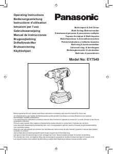 Manual Panasonic EY7549 Drill-Driver