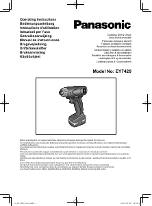 Bruksanvisning Panasonic EY7420 Drill-skrutrekker