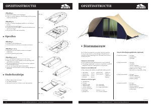 Handleiding De Waard Stormmeeuw Tent