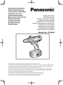 Bruksanvisning Panasonic EY6450GQKW Drill-skrutrekker