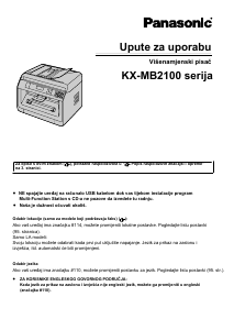 Priručnik Panasonic KX-MB2170 Višenamjenski pisač