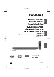 Használati útmutató Panasonic DVD-S58 DVD-lejátszó