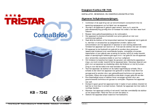 Manuale Tristar KB-7242 Frigorifero portatile