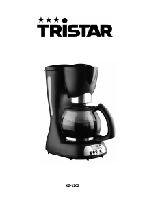 Bedienungsanleitung Tristar KZ-1202 Kaffeemaschine