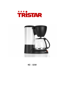Bedienungsanleitung Tristar KZ-1218 Kaffeemaschine
