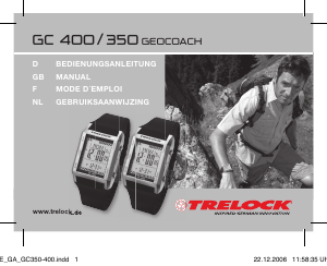 Handleiding Trelock GC 400 Sporthorloge