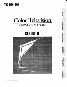 Handleiding Toshiba CE19G10 Televisie