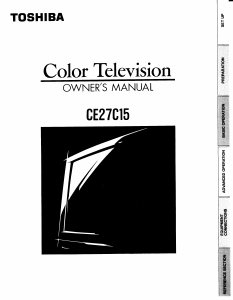 Bruksanvisning Toshiba CE27C15 TV