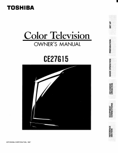 Bruksanvisning Toshiba CE27G15 TV