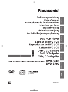 Bedienungsanleitung Panasonic DVD-S700EG DVD-player