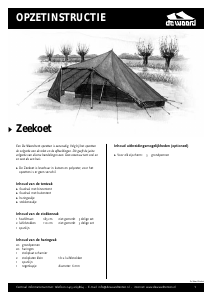 Handleiding De Waard Zeekoet Tent