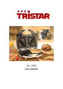 Handleiding Tristar SA-2146 Contactgrill