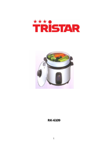Manuale Tristar RK-6109 Fornello di riso