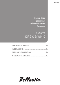 Manual de uso Bellavita DF 7 C B WMIC Secadora