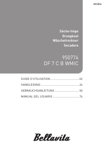 Mode d’emploi Bellavita DF 7 C B WMIC Sèche-linge