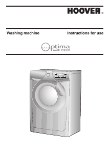 Handleiding Hoover WMH 139D-80 Wasmachine