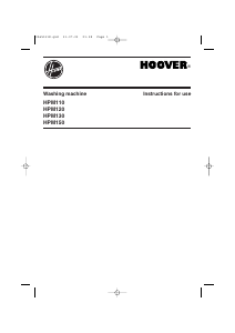Manual Hoover HPM 130 Washing Machine