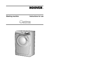 Handleiding Hoover WMH 168D/1-80 Wasmachine