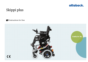 Bruksanvisning Ottobock Skippi plus Elektrisk rullstol