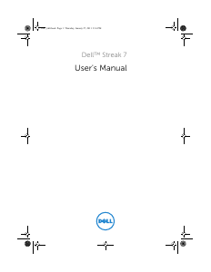 Manual Dell Streak 7 Tablet