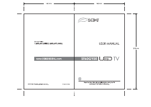 Bruksanvisning SEIKI SE60GY05 LED TV