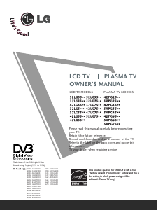 Bruksanvisning LG 37LG3500.AEU LCD TV