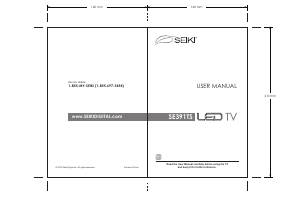 Manual SEIKI SE391TS LED Television