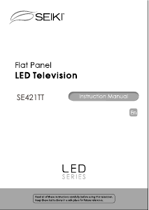 Mode d’emploi SEIKI SE421TT Téléviseur LED