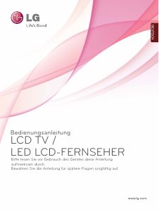 Bedienungsanleitung LG 42LD550 LCD fernseher