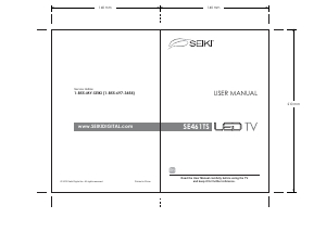 Handleiding SEIKI SE461TS LED televisie