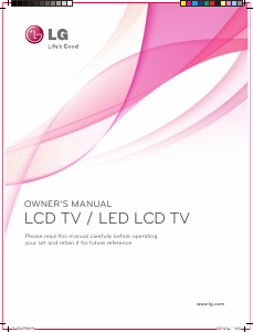 Handleiding LG 37LE5400 LED televisie