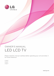 Handleiding LG 26LT640H LED televisie