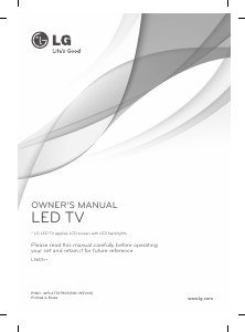Manual de uso LG 26LN4573 Televisor de LED