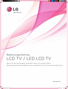 Bedienungsanleitung LG 42LE5400 LED fernseher