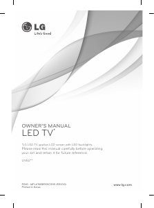 Bedienungsanleitung LG 42LN5204 LED fernseher
